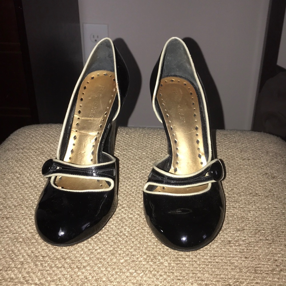BCBGirls heels black and white maryjanes